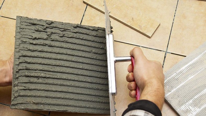 Укладка керамогранита представляется как один из самых сложных видов плиточной облицовки.-7